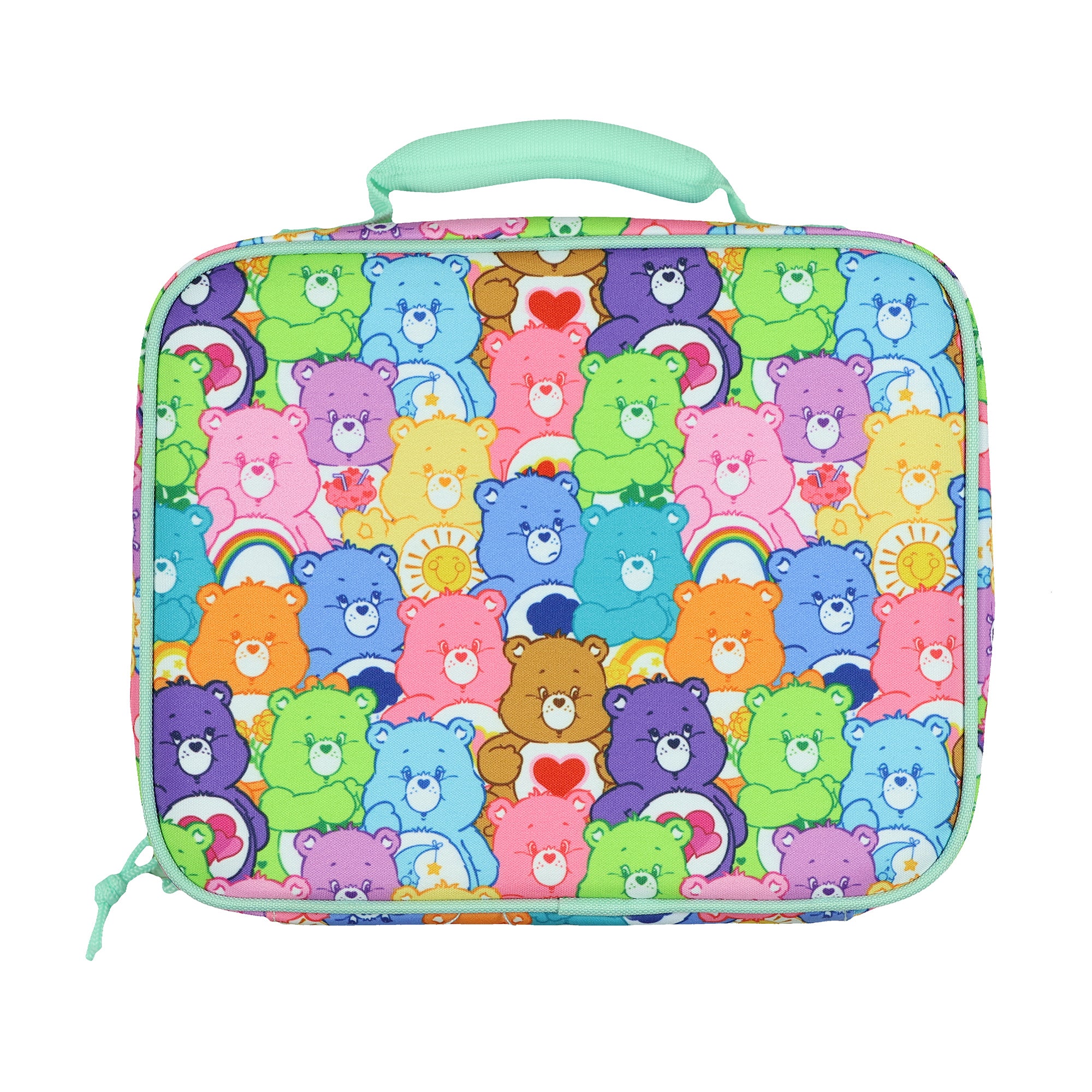 Care Bears Lunch Box Grumpy Tenderheart Cheer Funshine Insulated Lunch Tote 10"