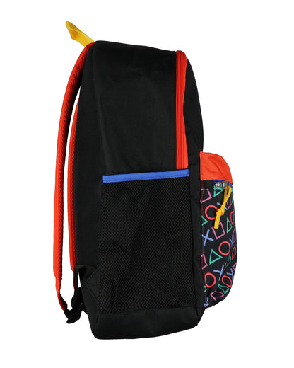 PlayStation Backpack 18" Classic PS Logo & Controller Symbols Print Book Bag