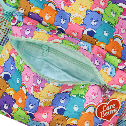 Care Bears Backpack All-Over Character Collage 16" Multipurpose Book Tote Bag