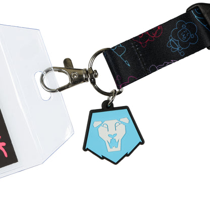K-Pop Demon Hunters Saja Boys Concert Clear ID Badge Holder Breakaway Lanyard