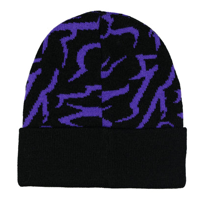 K-Pop Demon Hunters Beanie Saja Boys Embroidered Women's Knit Cuff Hat