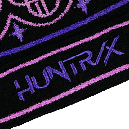 K-Pop Demon Hunters Beanie HUNTR/X Cuffed Pom Knit Cap Hat Women's OSFM