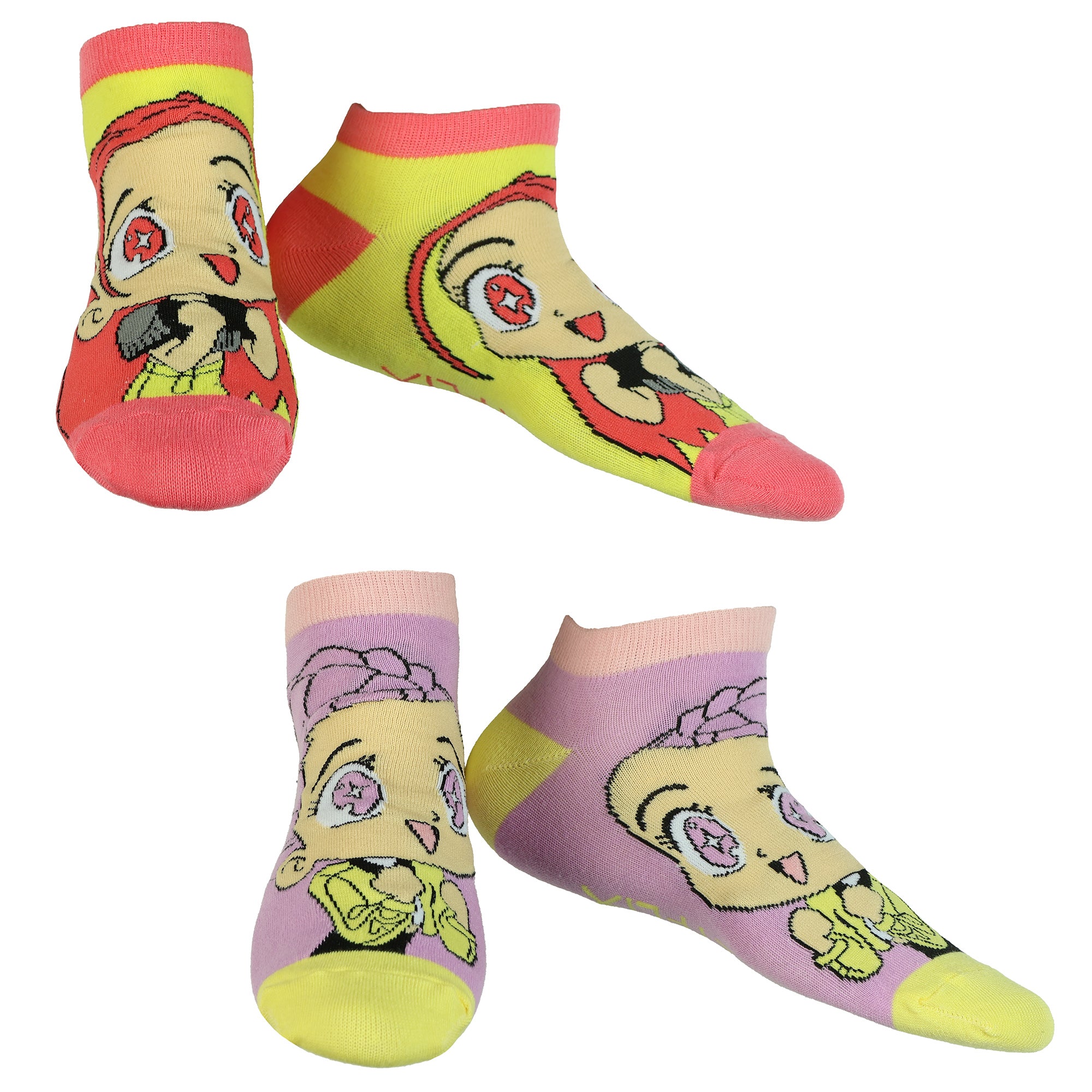 KPop Demon Hunters Socks Women's Huntrix 5 Pair Ankle Sock Shoe Size 5-10