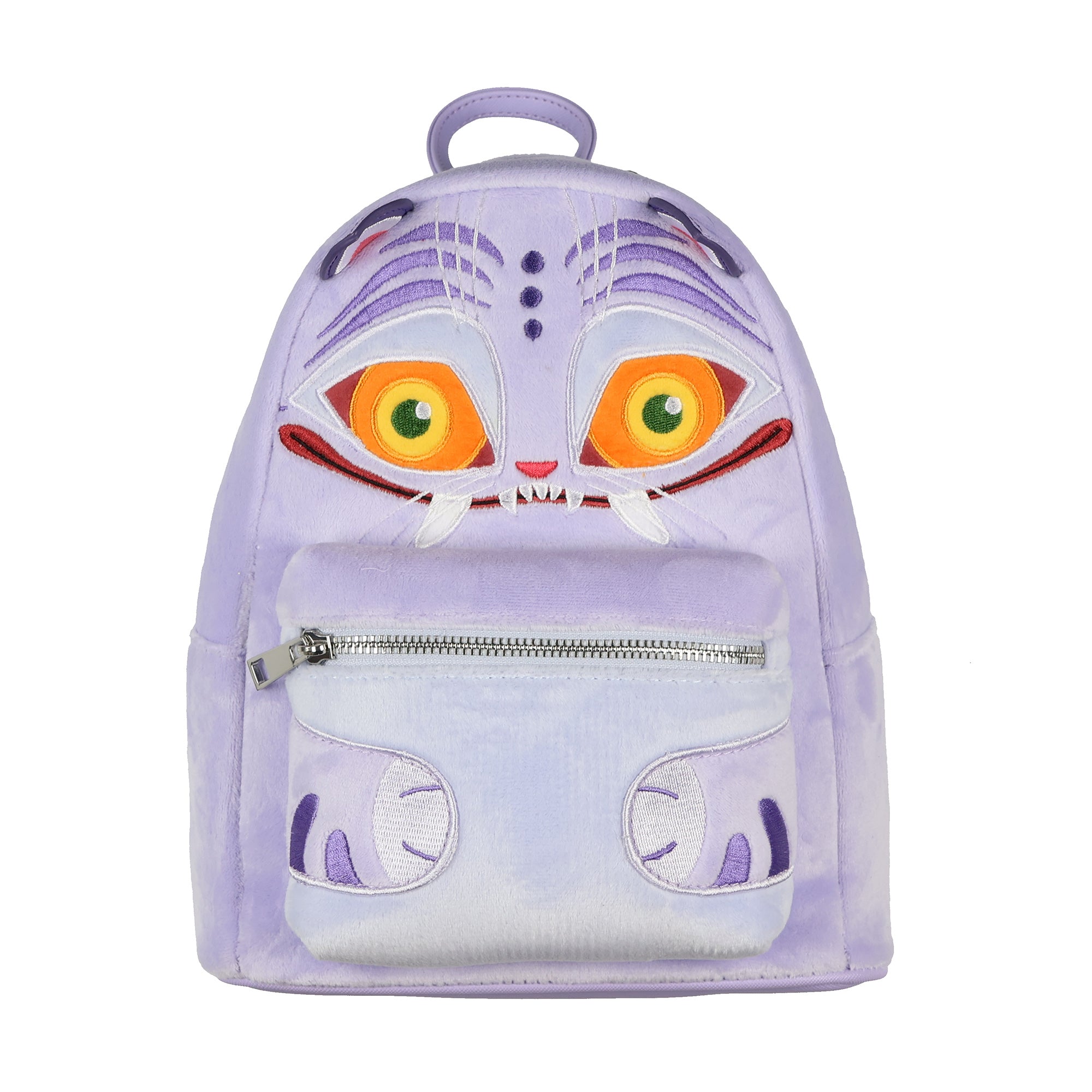 KPop Demon Hunters Mini Backpack 10" Furry Derpy Tiger Handbag Purse