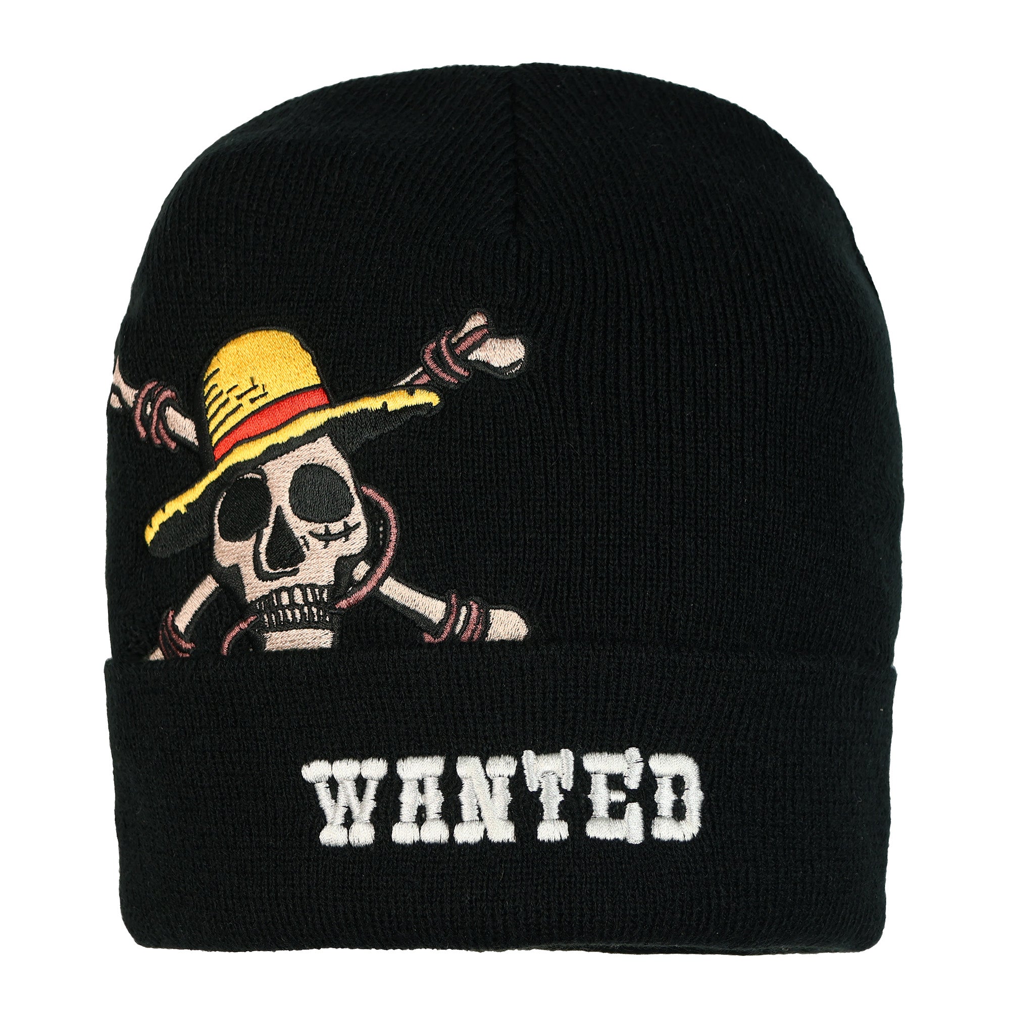 One Piece Beanie Soul King Wanted Adult Knit Cuff Hat OSFM