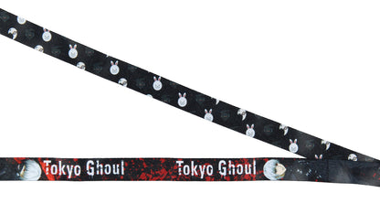 Tokyo Ghoul Lanyard Ken Kaneki Mask ID Holder With Mask Charm
