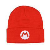 Super Mario Bros. Mario and Luigi 2-Pack Knit Cuffed Cold Weather Beanie Set