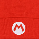 Super Mario Bros. Mario and Luigi 2-Pack Knit Cuffed Cold Weather Beanie Set