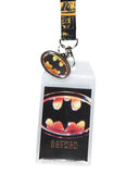 DC Comics Batman 1989 Movie Bat Symbol Classic Logo Lanyard ID Badge Holder