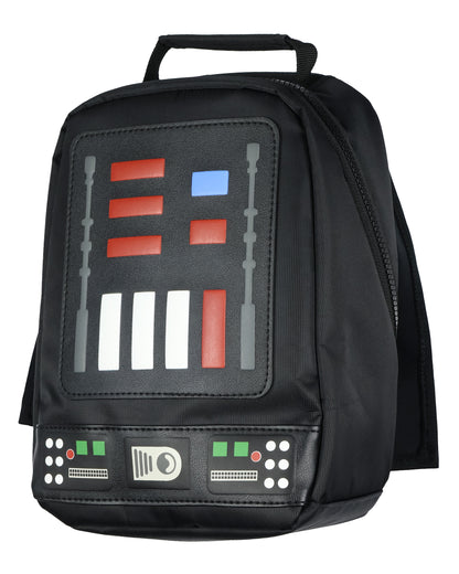 Star Wars Darth Vader Lunch Box Tote Chest Plate with Cape Insulated Bag 10"