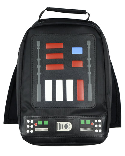 Star Wars Darth Vader Lunch Box Tote Chest Plate with Cape Insulated Bag 10"