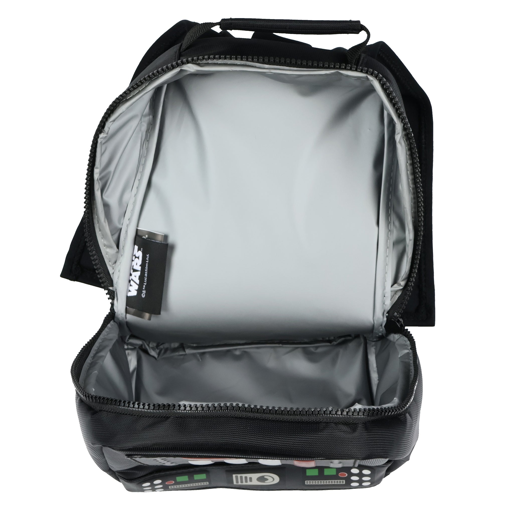 Star Wars Darth Vader Lunch Box Tote Chest Plate with Cape Insulated Bag 10"
