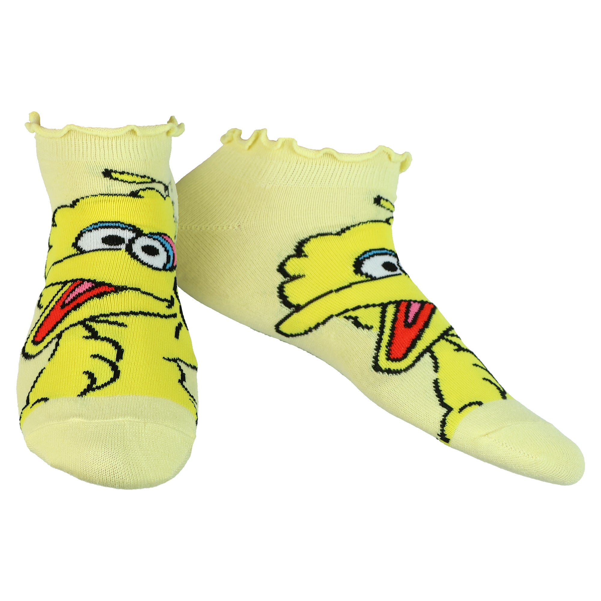 Sesame Street Ankle Socks Women's Mix and Match Lettuce Edge OSFM, 5-Pack