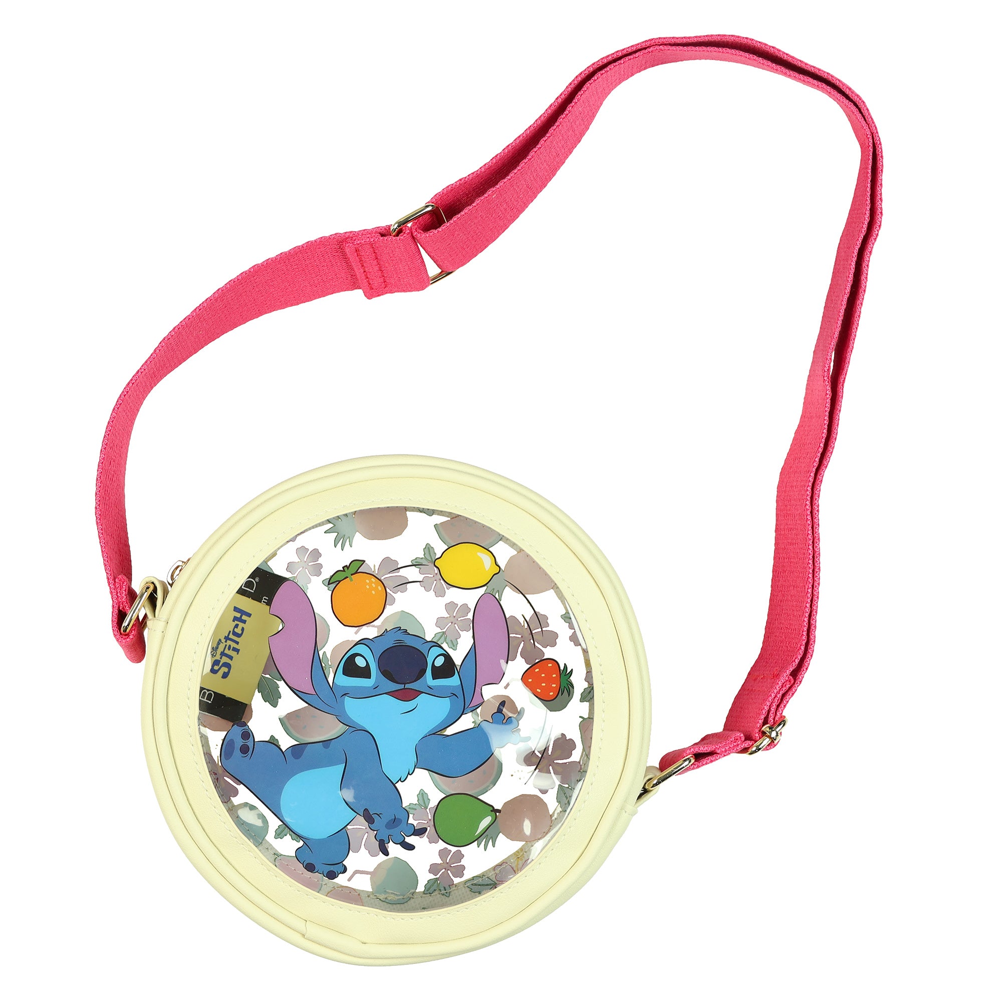 Disney Stitch Crossbody Bag With Watermelon Coin Purse and Charms