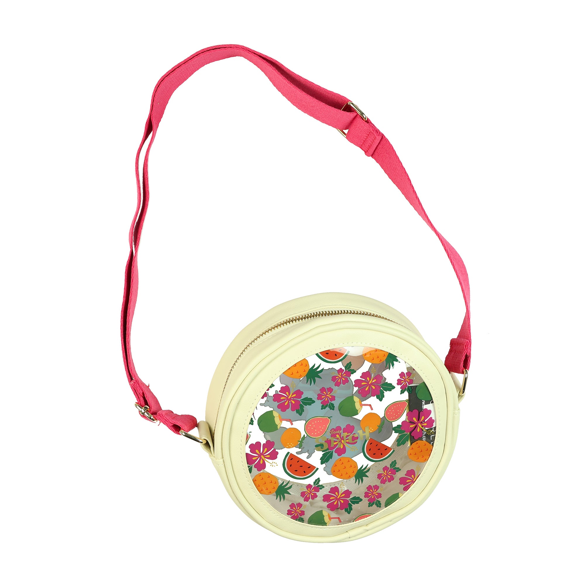 Disney Stitch Crossbody Bag With Watermelon Coin Purse and Charms
