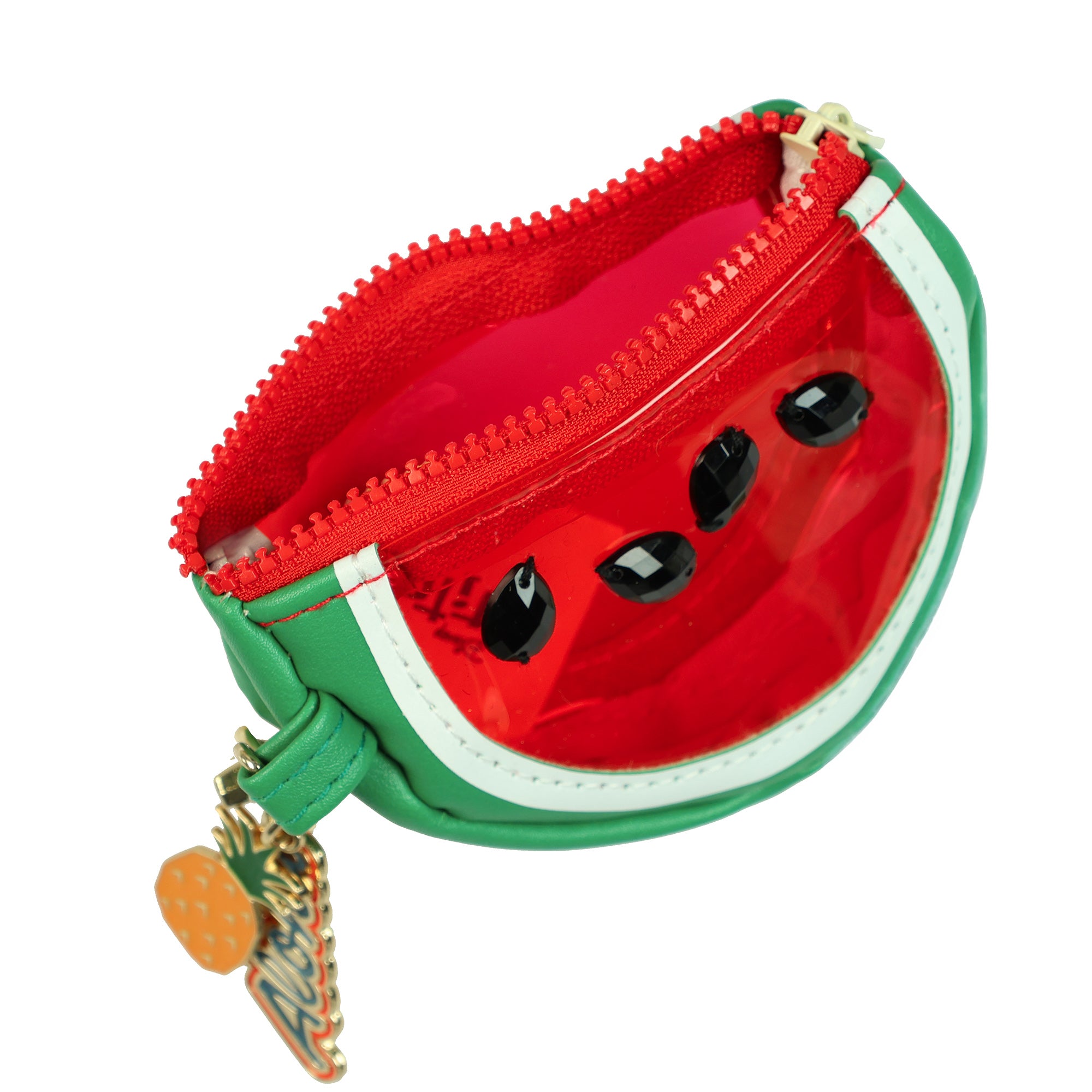 Disney Stitch Crossbody Bag With Watermelon Coin Purse and Charms