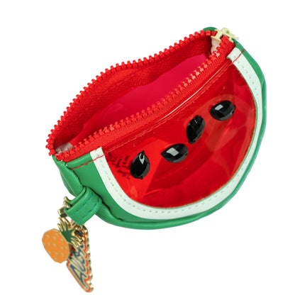 Disney Stitch Crossbody Bag With Watermelon Coin Purse and Charms