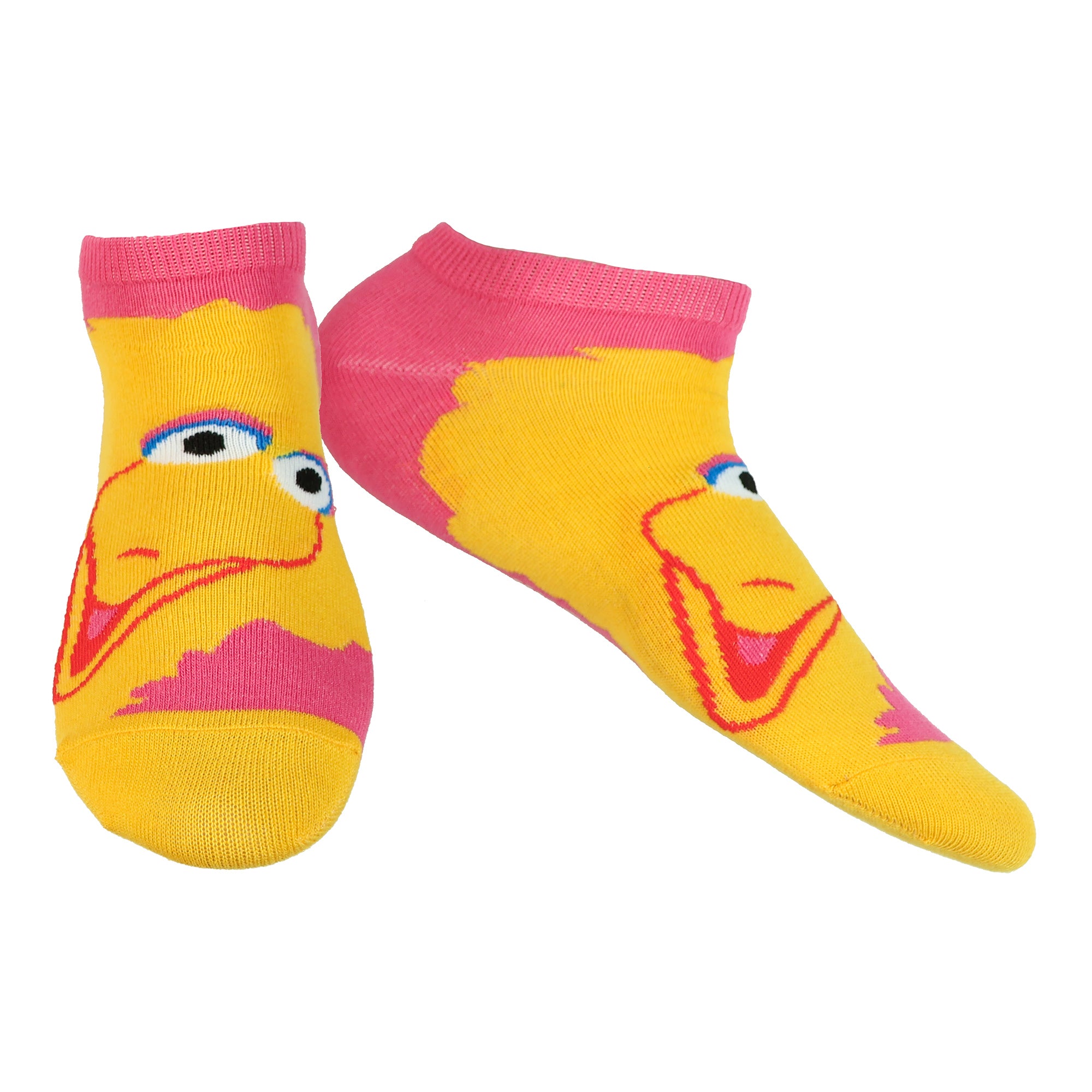 Sesame Street Ankle Socks Women's Mix & Match Color Block 5-Pair, Shoe Size 5-10