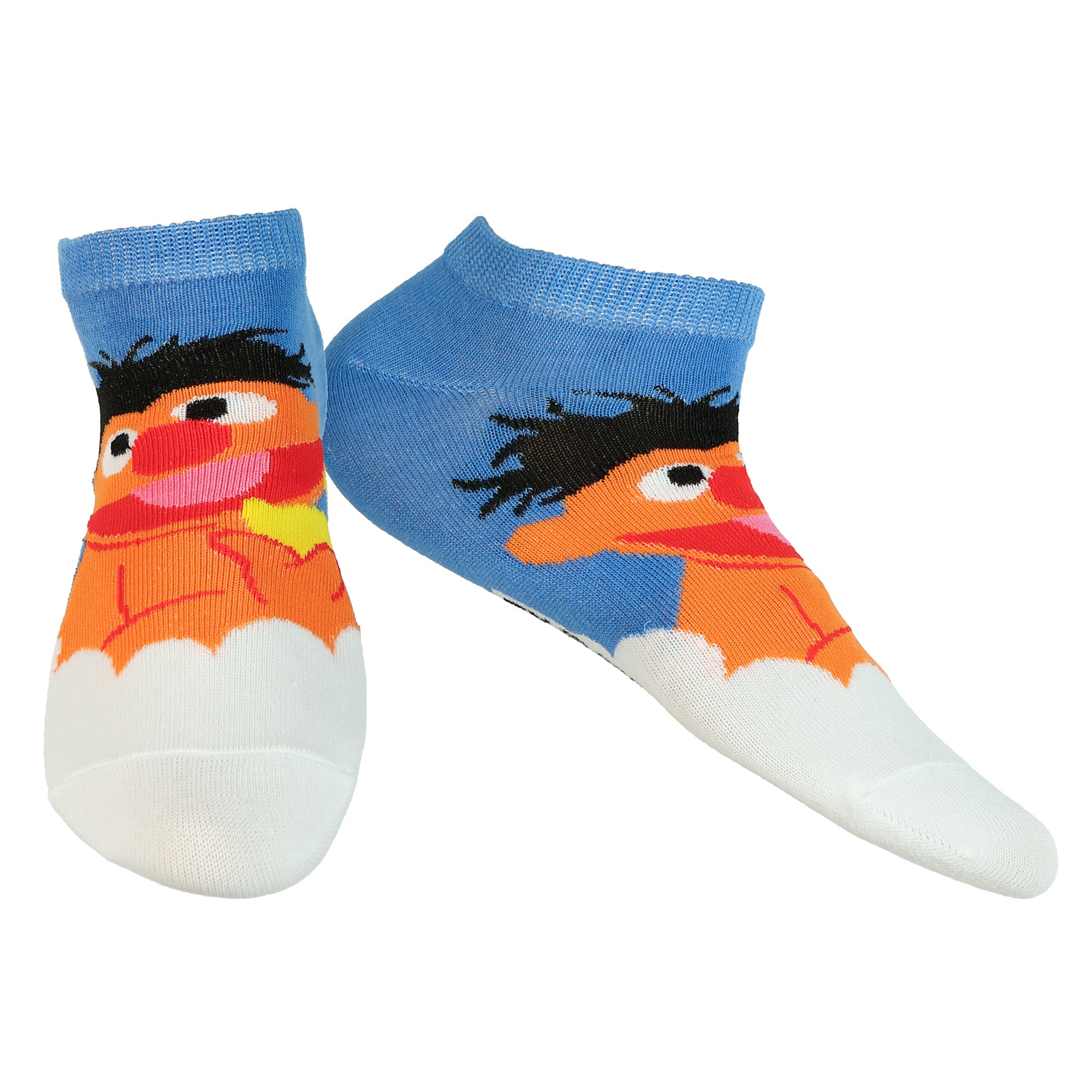 Sesame Street Ankle Socks Women's Mix & Match Color Block 5-Pair, Shoe Size 5-10