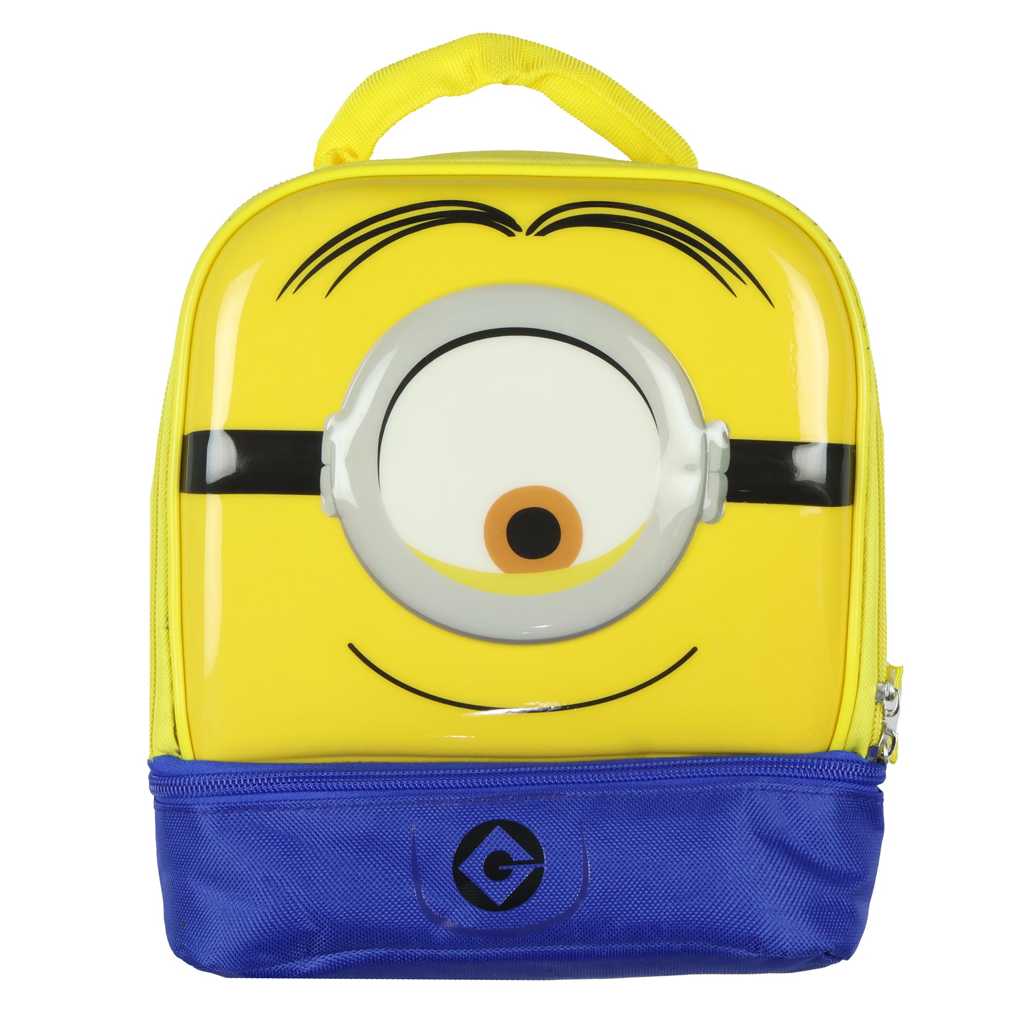 Minions Lunch Box Stuart Insulated Dual Compartment Lunch Tote Bag 10" - Seven Times Six