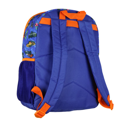 Hot Wheels 5 Piece Backpack Race Car Design Tote Bag Set 16"