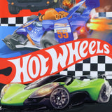 Hotwheels Backpack Finish Line Racing Design 16" School Bag
