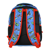 Hotwheels Backpack Finish Line Racing Design 16" School Bag