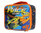 Hotwheels Race To Win Lunch Box Full Zip Around Insulated Lunch Tote Bag
