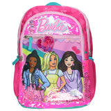 Barbie Backpack Barbie and Friends 16" Sequin with Tech Sleeve School Bookbag