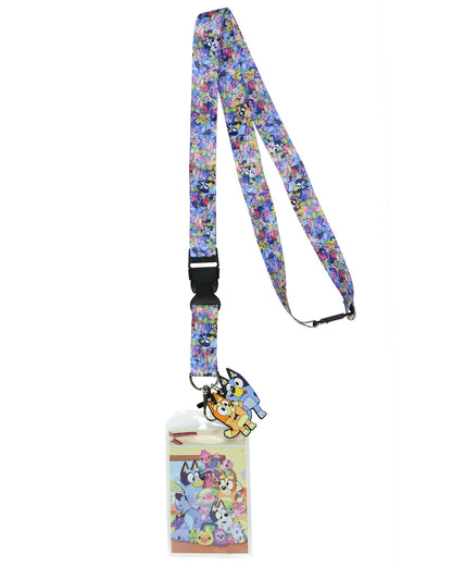 Bluey Lanyard Bingo Treasured Toys Plush Friends Breakaway ID Badge Holder