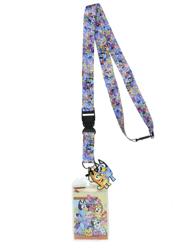 Bluey Lanyard Bingo Treasured Toys Plush Friends Breakaway ID Badge Holder