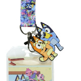 Bluey Lanyard Bingo Treasured Toys Plush Friends Breakaway ID Badge Holder