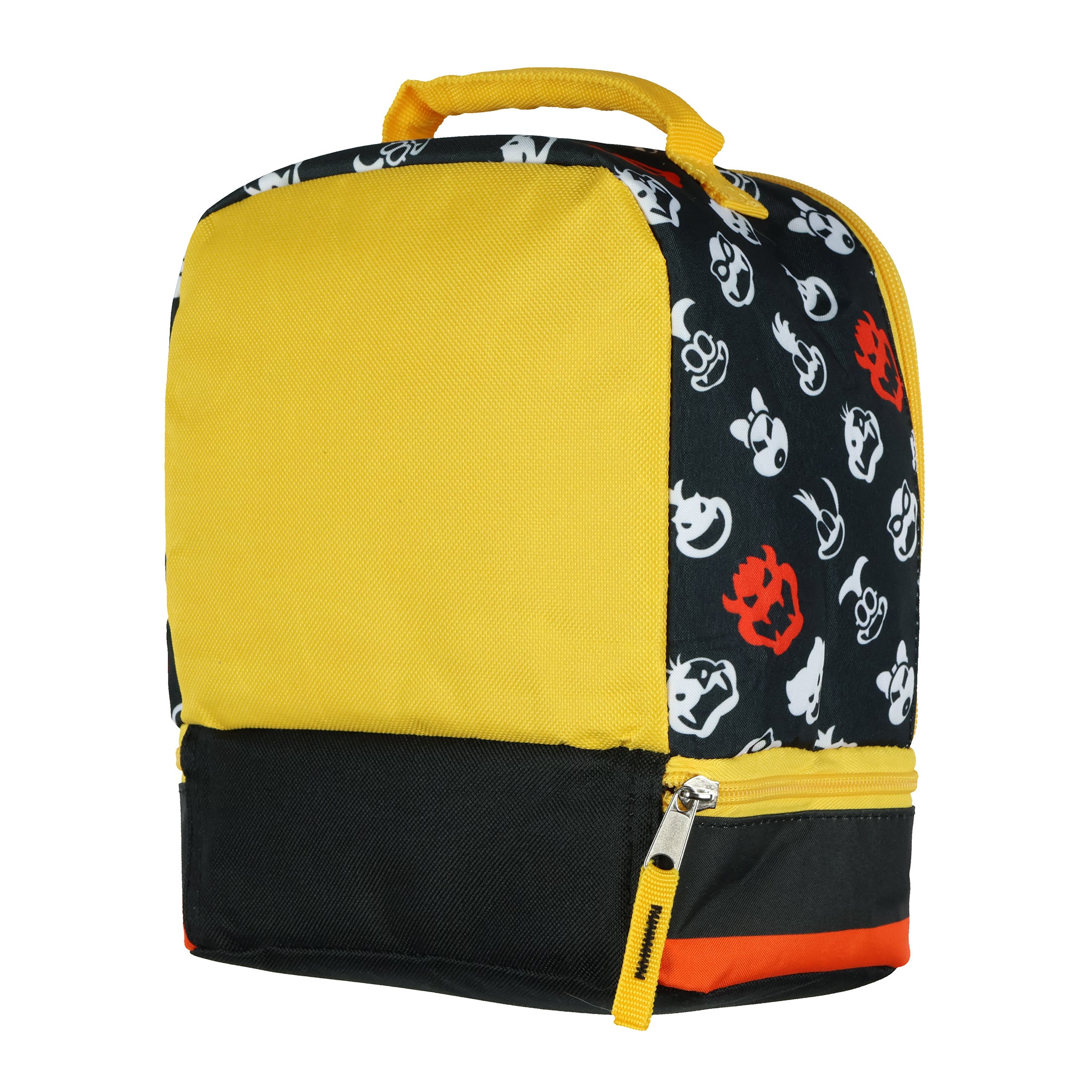 Super Mario Lunch Box Bowser Insulated Dual Compartment Lunch Tote Bag 10" - Seven Times Six