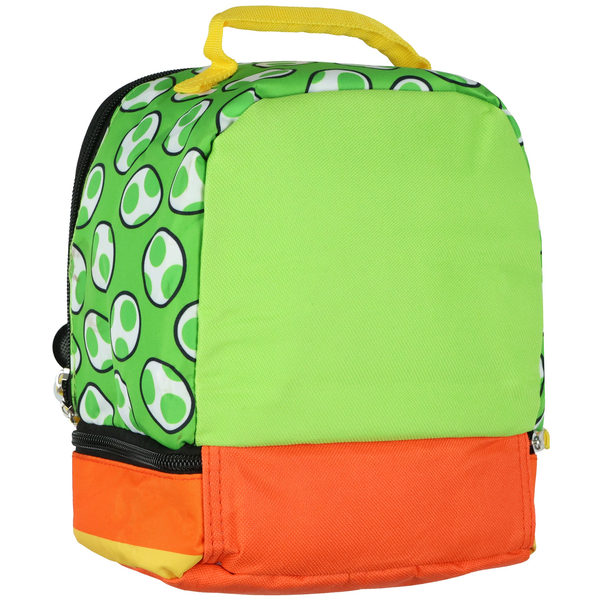 Super Mario Yoshi Lunch Box Dual Compartment Insulated Lunch Tote 10" - Seven Times Six