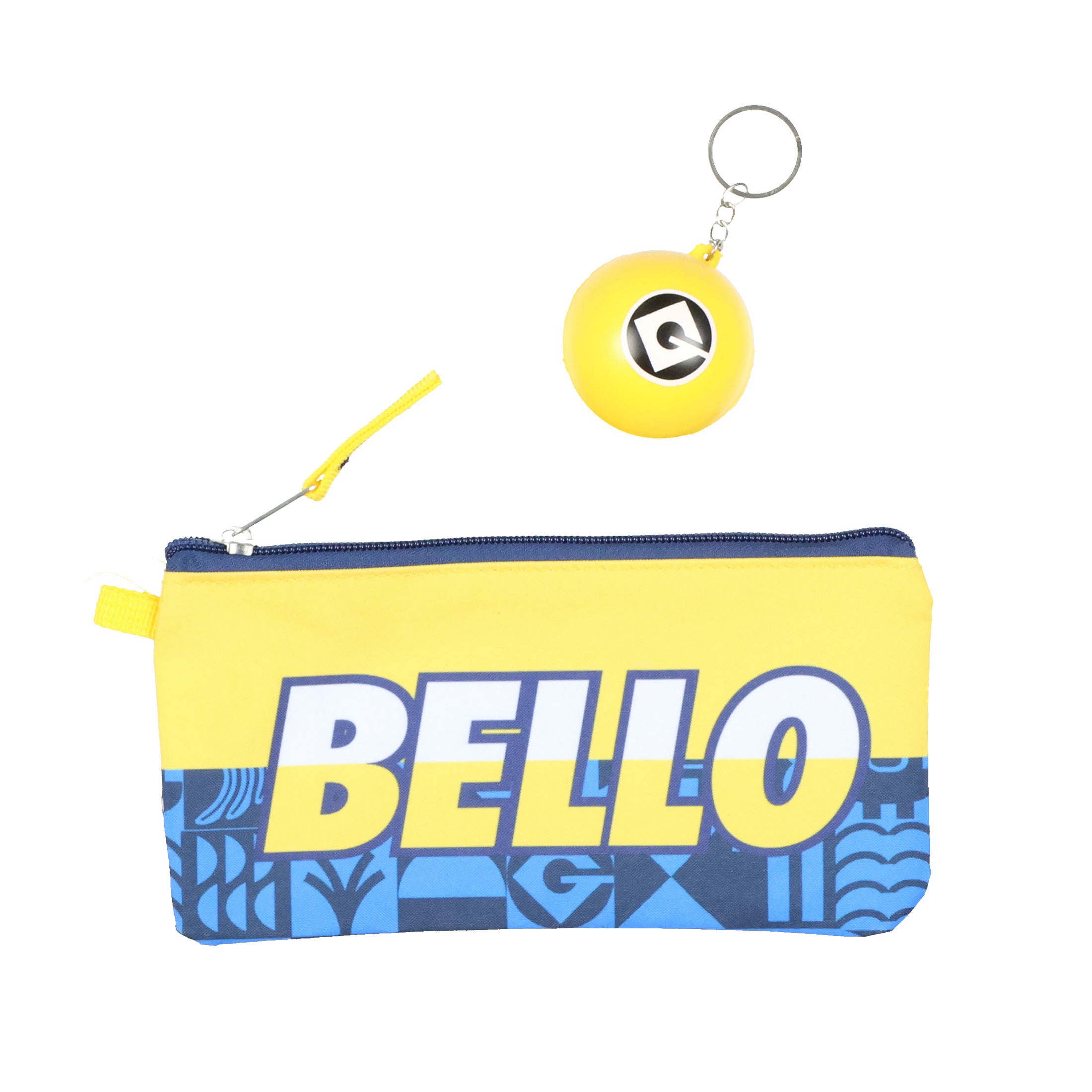 Minions Backpack Bello Character Design 5 Piece Set with Lunch Box 16"