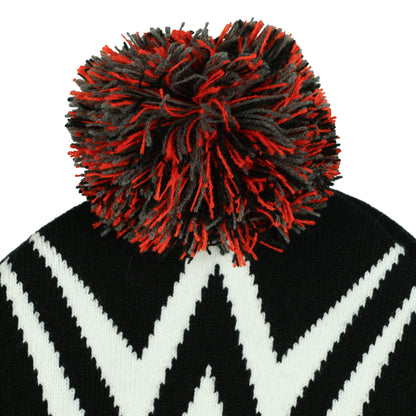 WWE Beanie World Wrestling Entertainment Logo Shill Cuffed Pom Winter Cap Hat