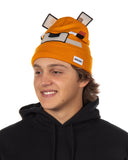 Minecraft Beanie Adult Big Face Fox Character 3D Ears Cuff Knit Hat Cap