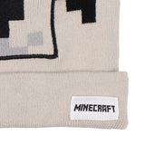 Minecraft Panda Beanie Embroidered Face Design Adult Cuffed Knit Hat OSFM