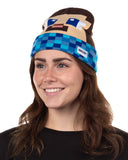 Minecraft Beanie Diamond Steve Big Face Cuff Beanie Hat Cap
