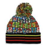 Super Mario Beanie Toad Luigi Bowser Princess Peach Pom Pom Cuff Knit Hat Cap