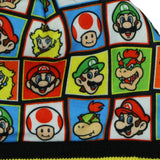 Super Mario Beanie Toad Luigi Bowser Princess Peach Pom Pom Cuff Knit Hat Cap
