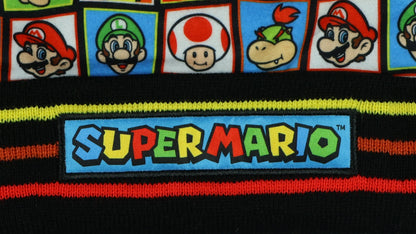 Super Mario Beanie Toad Luigi Bowser Princess Peach Pom Pom Cuff Knit Hat Cap