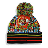 Super Mario Beanie Toad Luigi Bowser Princess Peach Pom Pom Cuff Knit Hat Cap