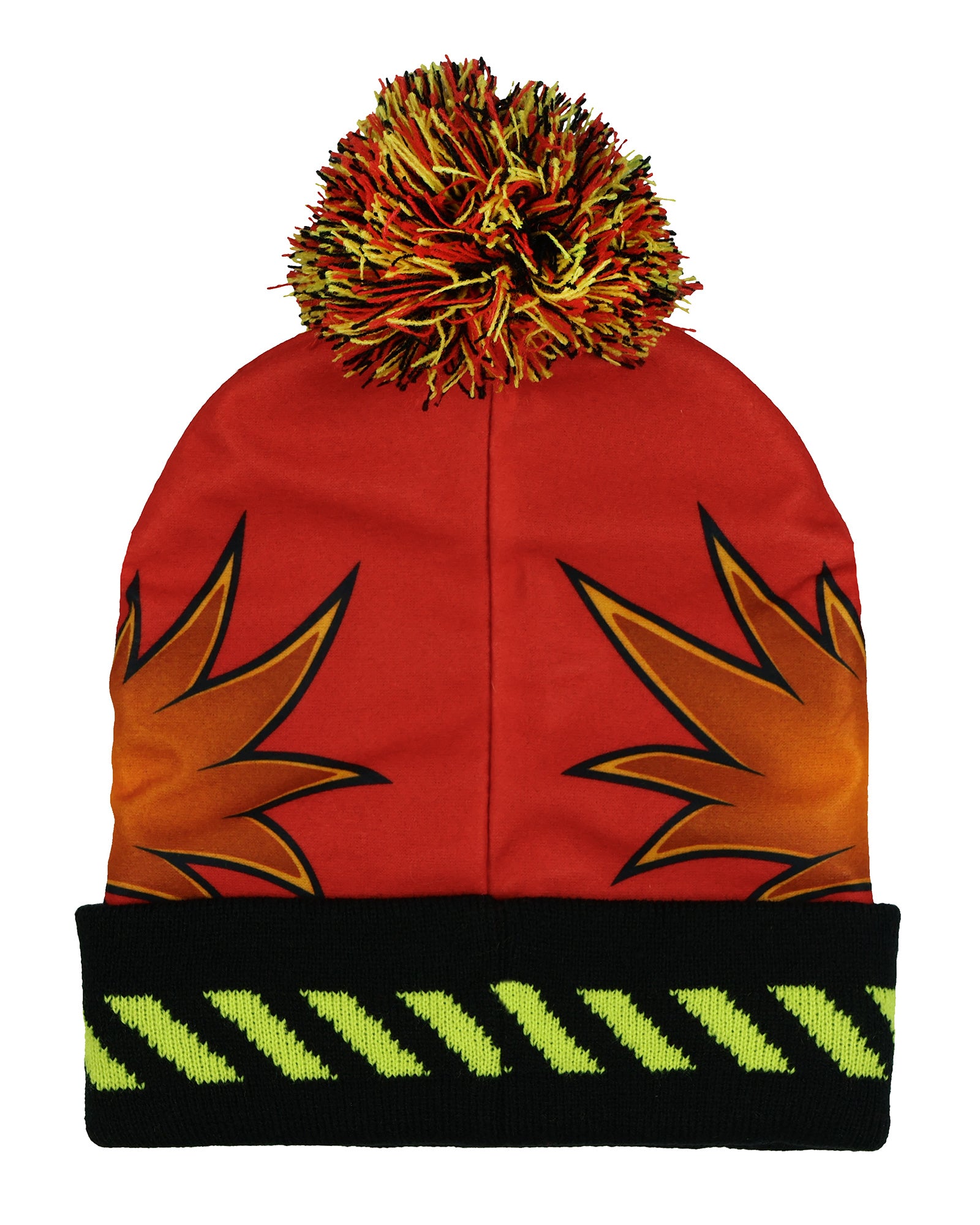 Sonic The Hedgehog Beanie Adult Dr. Eggman Face Pom Pom Cuff Knit Hat Cap