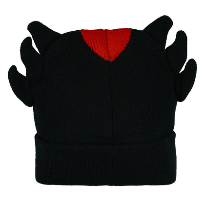 Sonic The Hedgehog Beanie Shadow 3D Ears Quills Embroidered Cuff Knitted Cap Hat