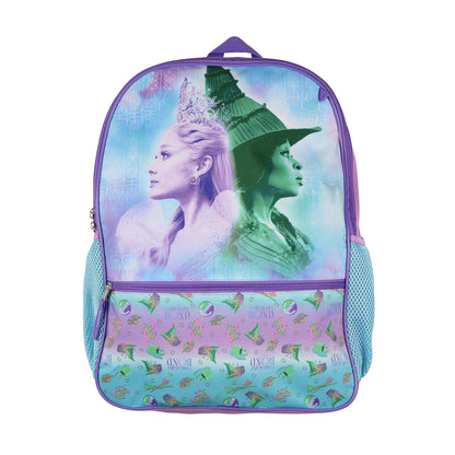 Wicked Backpack 5-Piece Set Unbreakable Bond 16" Bookbag with Adjustable Straps