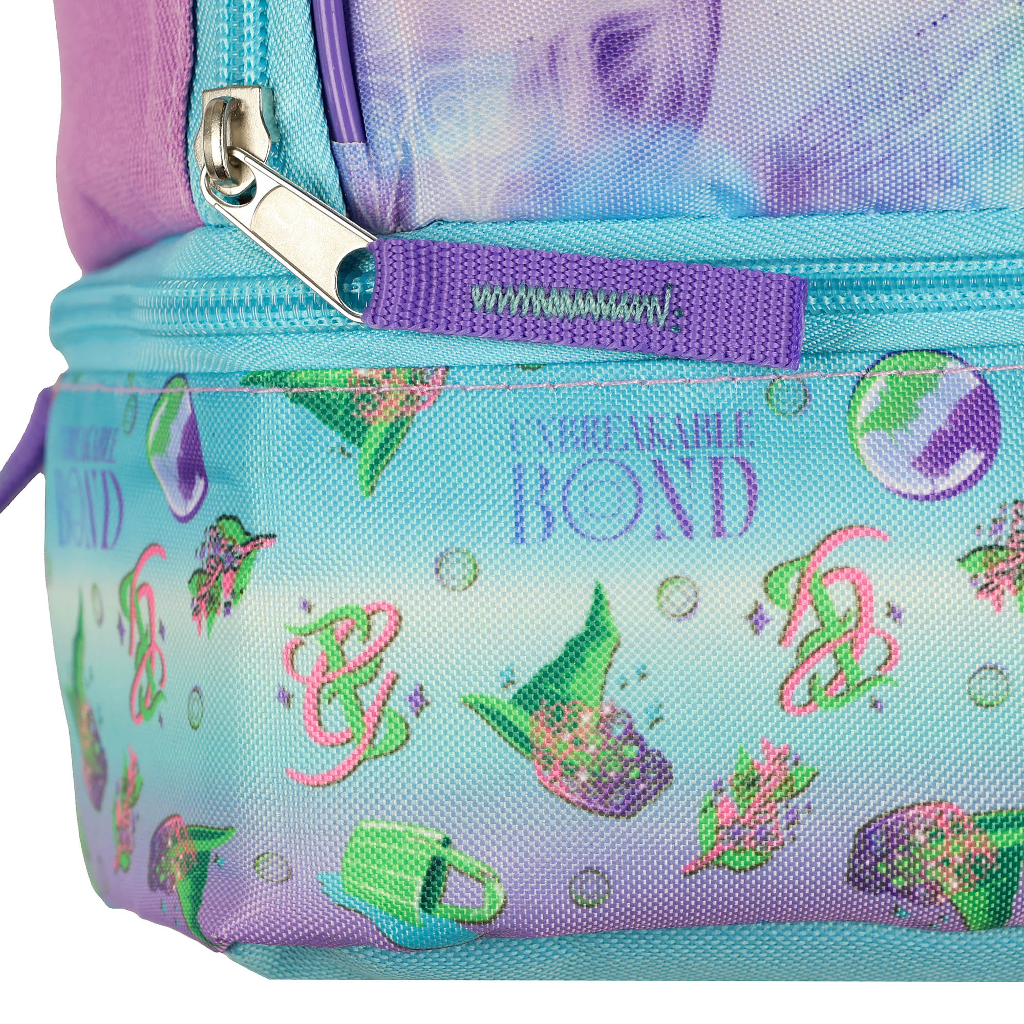 Wicked Lunch Box Glinda and Elphaba Insulated Dual Compartment 9" Tote Bag