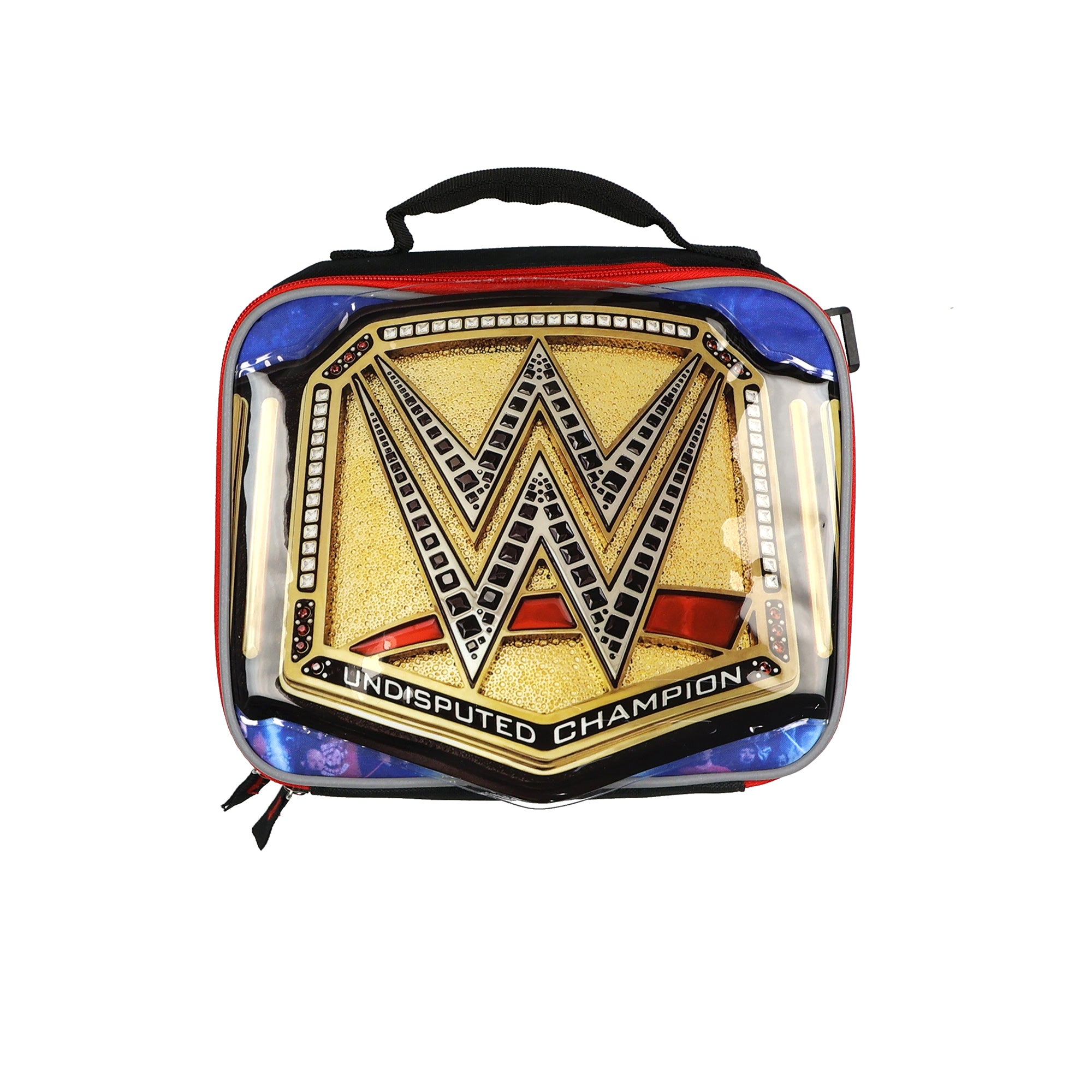 WWE Backpack 5-Piece Set Undisputed Champion 16" Book Bag with Lunch Box