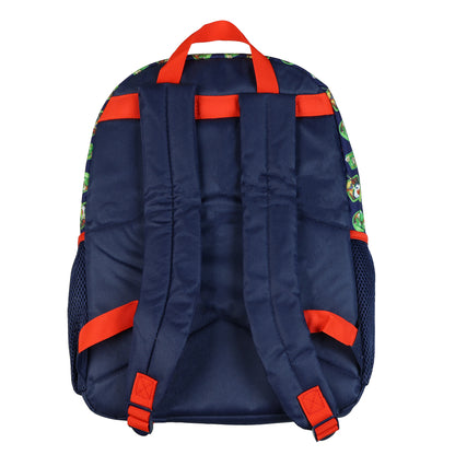 Super Mario Galaxy Backpack 16" Let's-A-Go 5-Piece Set Lunchbox Combo Book Bag