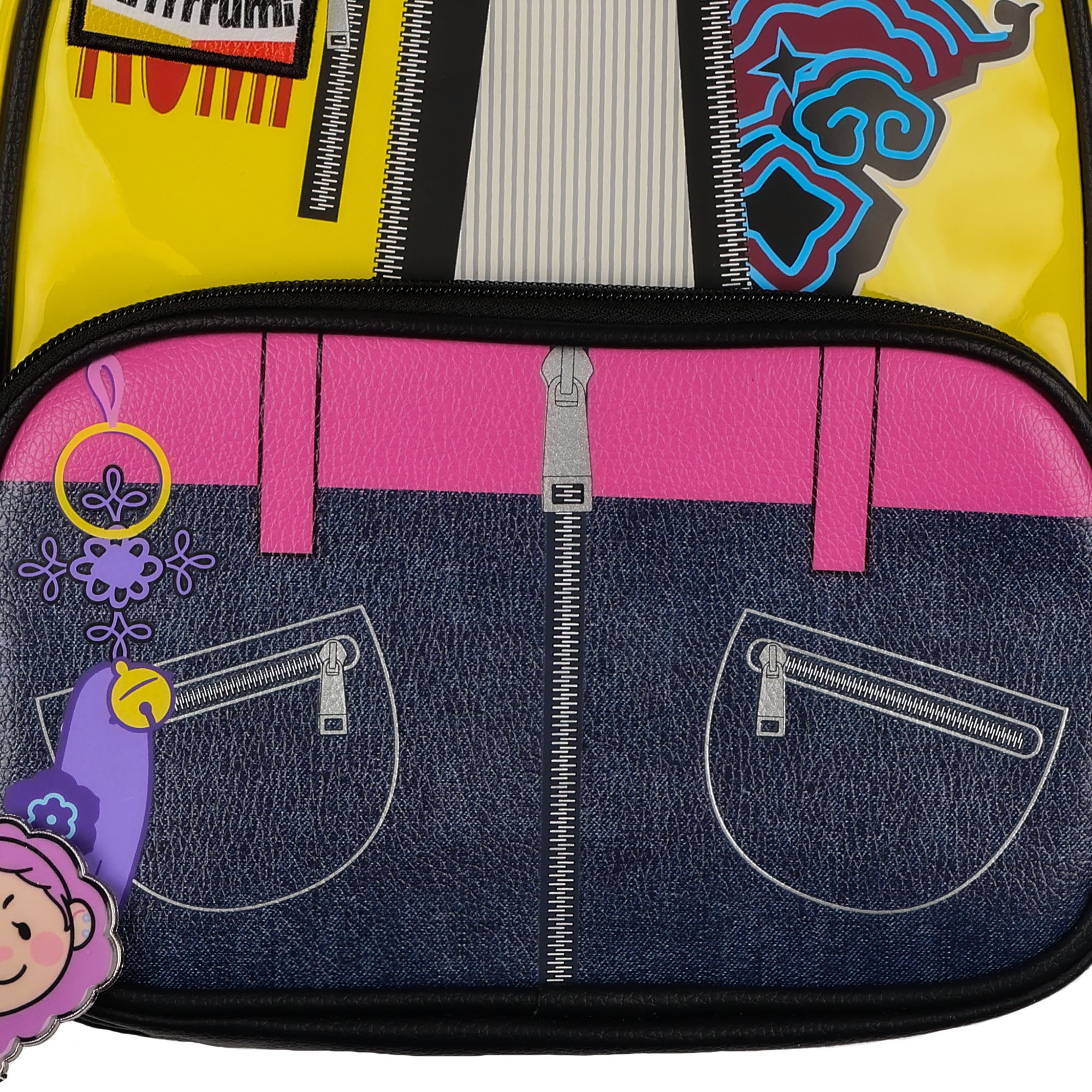 K-Pop Demon Hunters Mini Backpack Rumi Character Inspired HUNTR/X 10.5" Tote